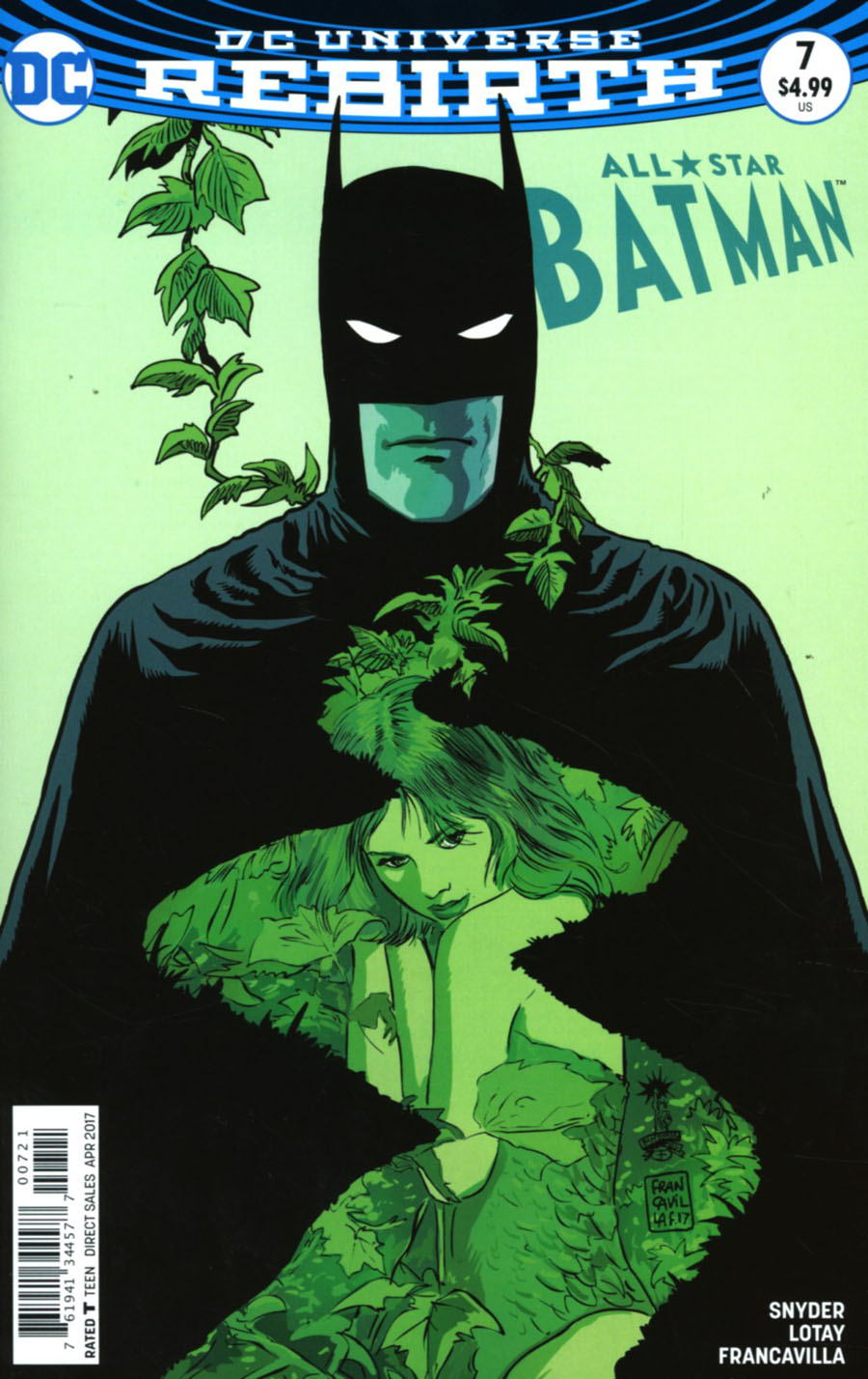 All-Star Batman #7 Cover B Variant Francesco Francavilla Cover