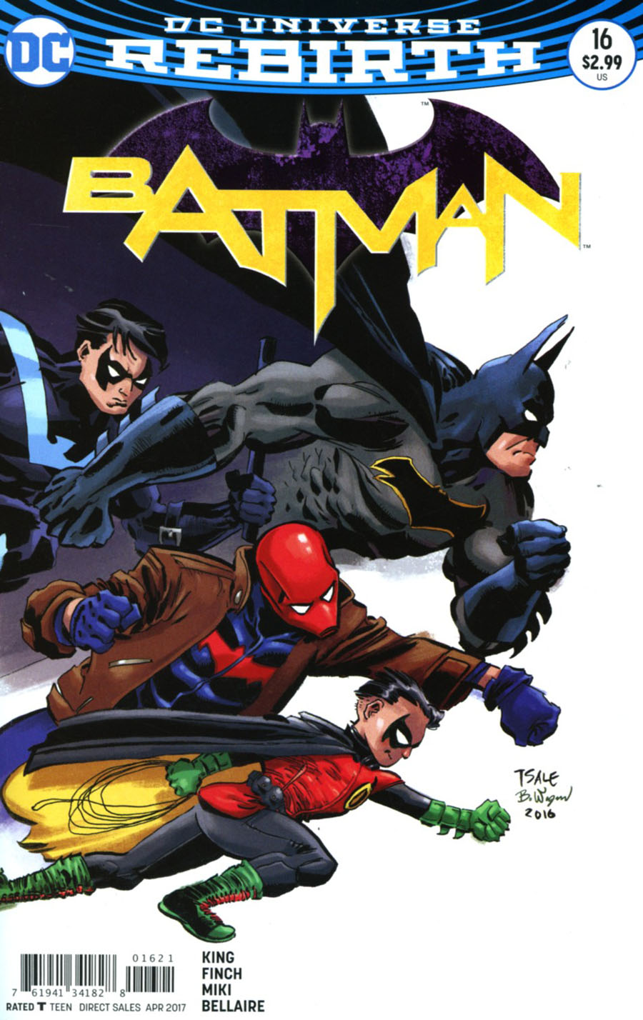 Batman Vol 3 #16 Cover B Variant Tim Sale Cover