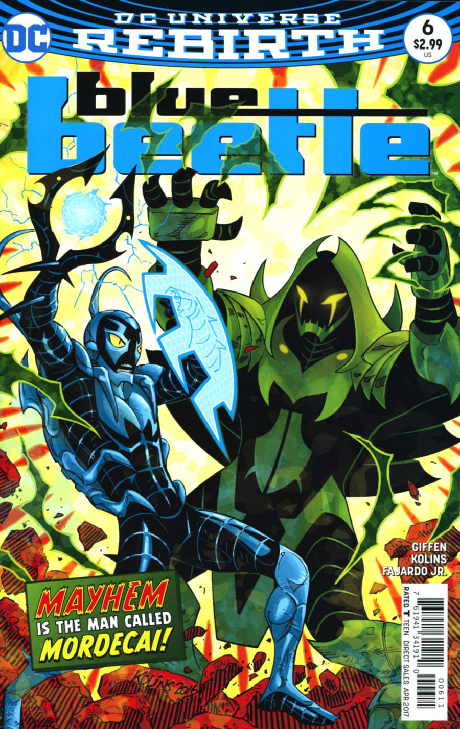 Blue Beetle (DC) Vol 4 #6 Cover A Regular Scott Kolins Cover