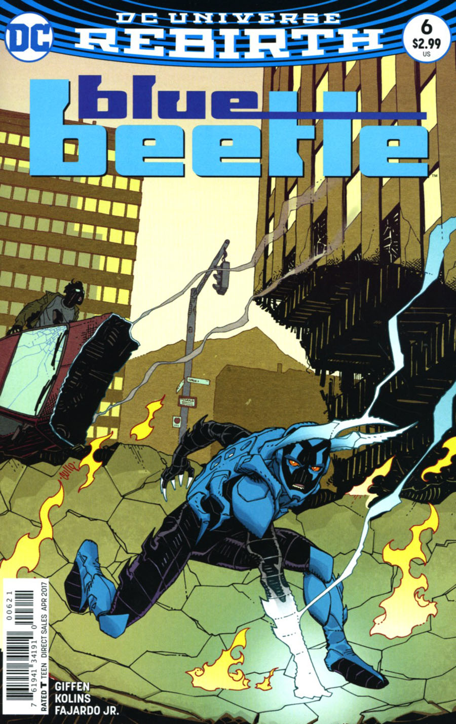 Blue Beetle (DC) Vol 4 #6 Cover B Variant Cully Hamner Cover