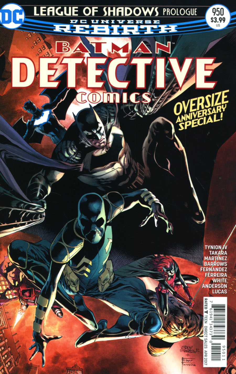 Detective Comics Vol 2 #950 Cover A Regular Eddy Barrows & Eber Ferreira Cover