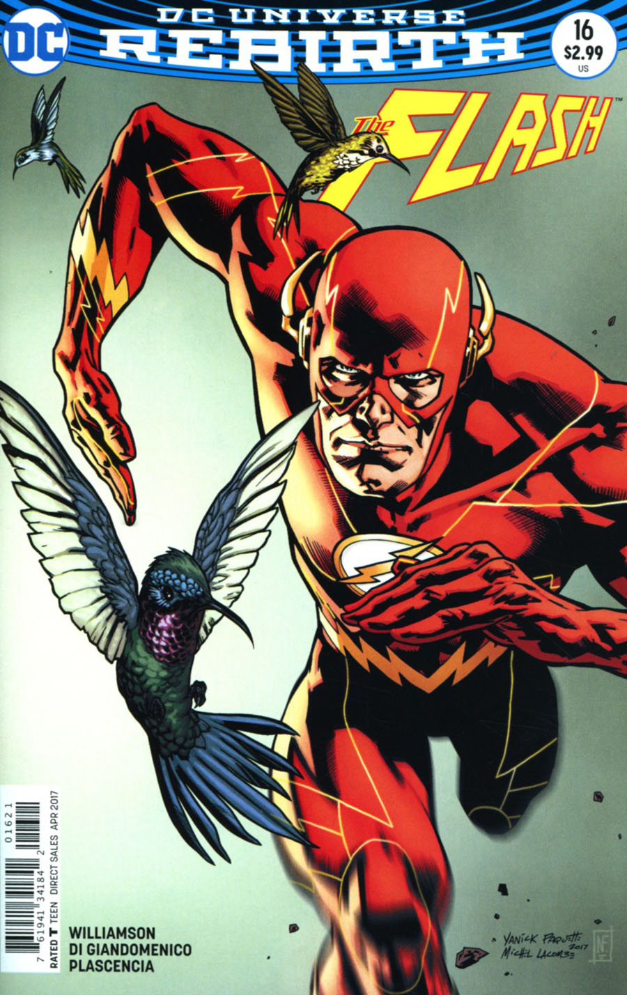 Flash Vol 5 #16 Cover B Variant Yanick Paquette Cover