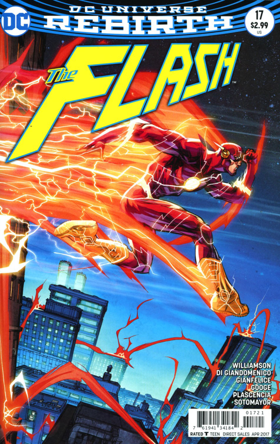 Flash Vol 5 #17 Cover B Variant Yanick Paquette Cover