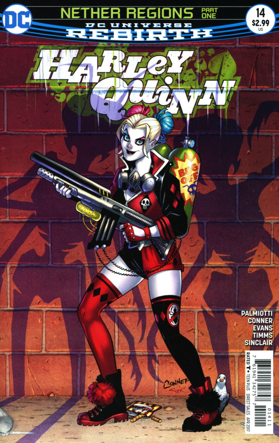 Harley Quinn Vol 3 #14 Cover A Regular Amanda Conner Cover