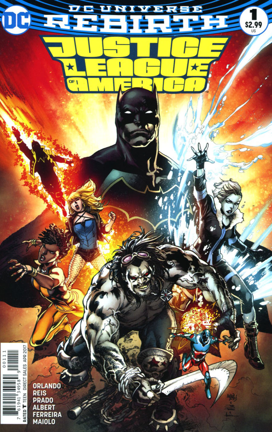 Justice League Of America Vol 5 #1 Cover A Regular Ivan Reis Cover