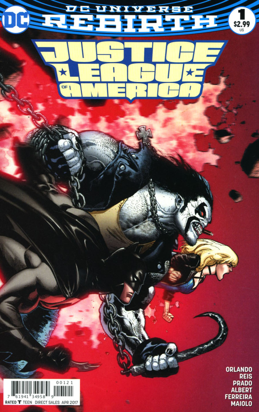 Justice League Of America Vol 5 #1 Cover B Variant Doug Mahnke Cover