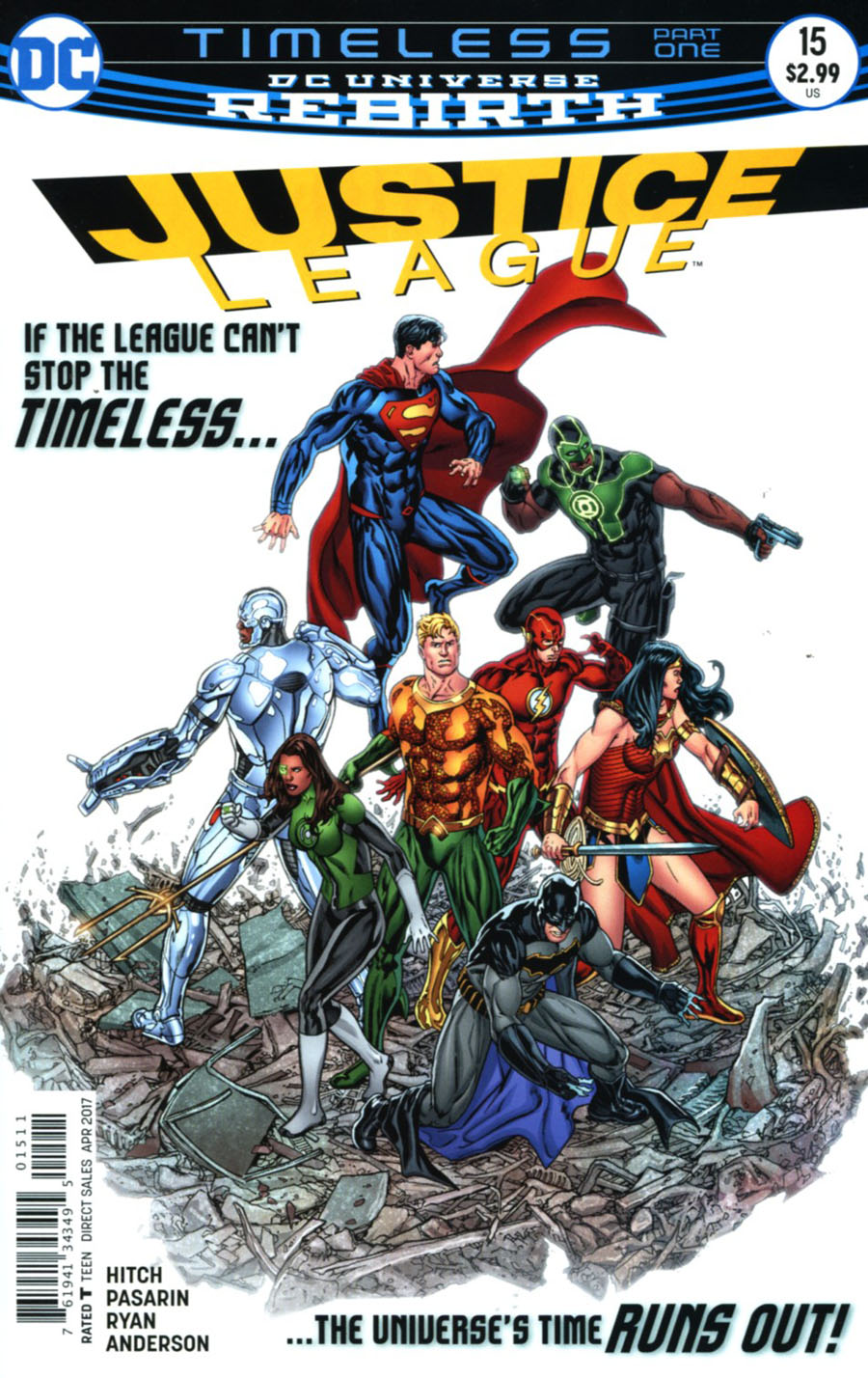 Justice League Vol 3 #15 Cover A Regular Fernando Pasarin & Matt Ryan Cover
