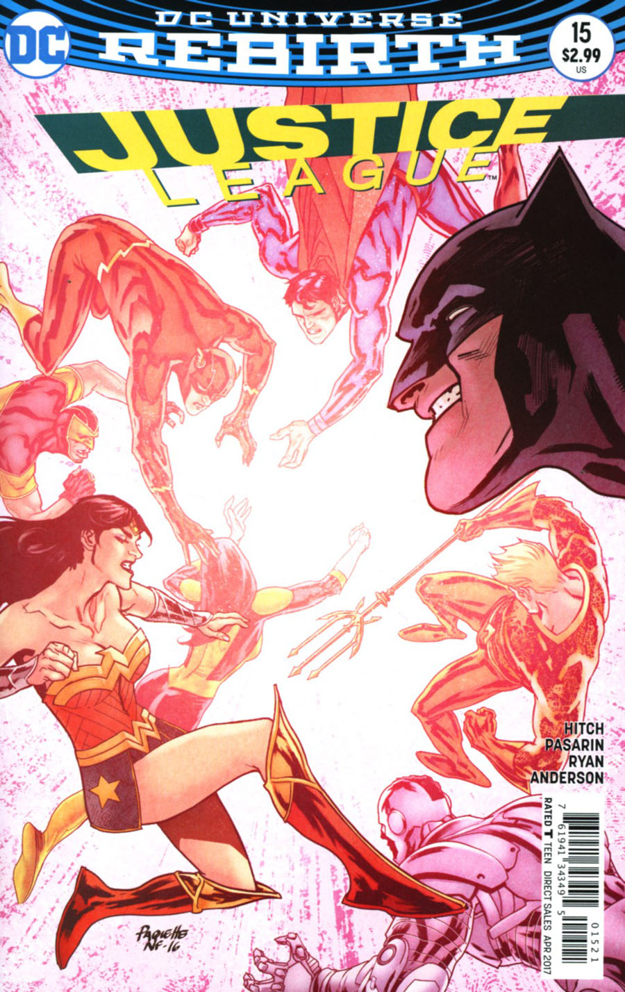 Justice League Vol 3 #15 Cover B Variant Yanick Paquette Cover