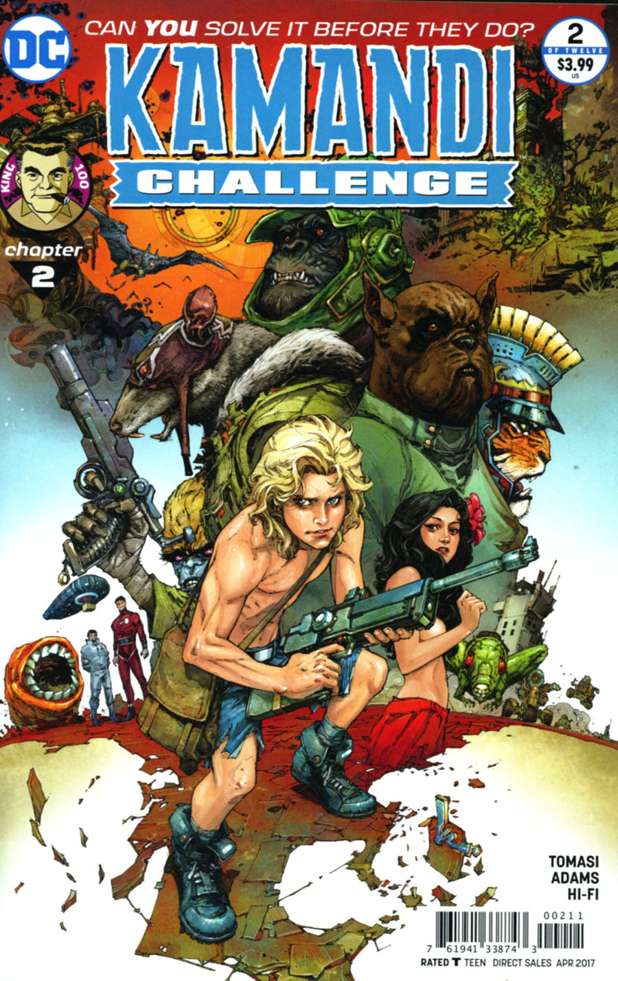 Kamandi Challenge #2 Cover A Regular Kenneth Rocafort Cover