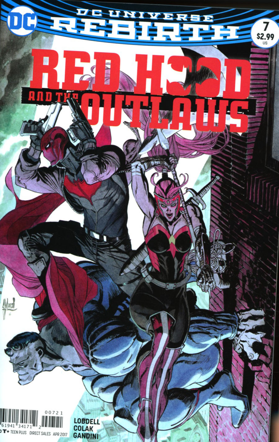 Red Hood And The Outlaws Vol 2 #7 Cover B Variant Matteo Scalera Cover