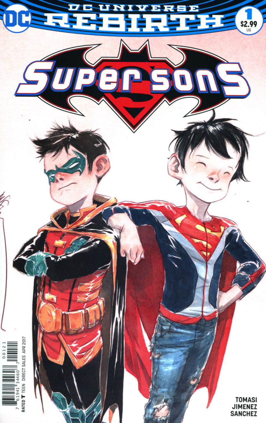 Super Sons #1 Cover B Variant Dustin Nguyen Cover