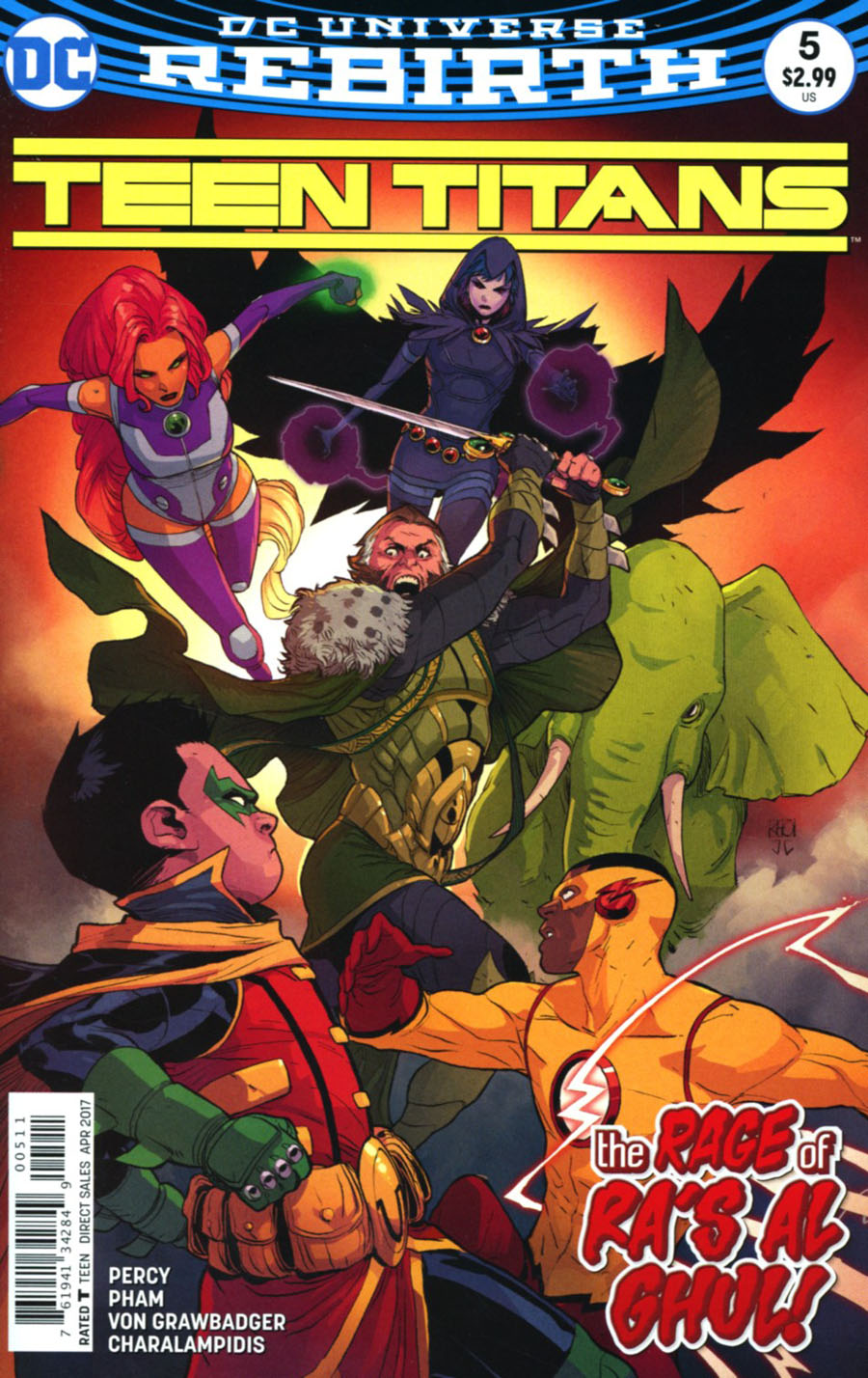 Teen Titans Vol 6 #5 Cover A Regular Jonboy Meyers Cover
