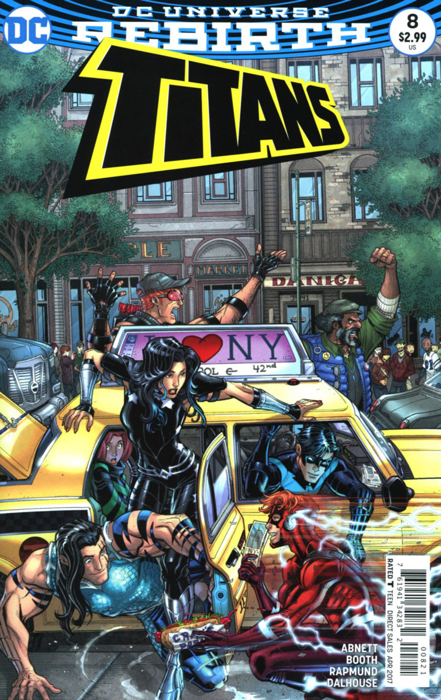 Titans Vol 3 #8 Cover B Variant Nick Bradshaw Cover
