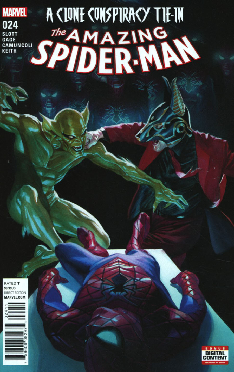 Amazing Spider-Man Vol 4 #24 Cover A Regular Alex Ross Cover (Clone Conspiracy Tie-In)