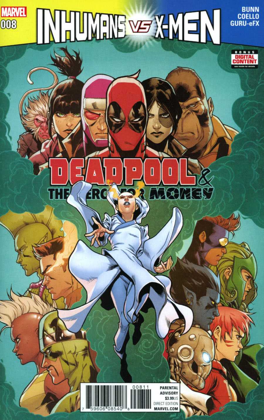 Deadpool And The Mercs For Money Vol 2 #8 Cover A Regular Iban Coello Cover (Inhumans vs X-Men Tie-In)