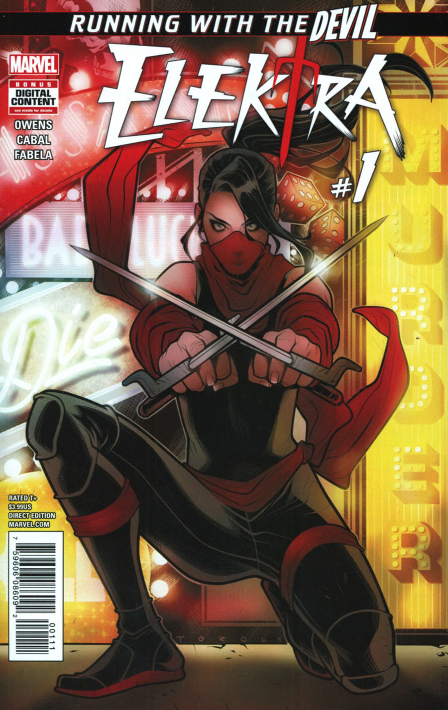 Elektra Vol 4 #1 Cover A Regular Elizabeth Torque Cover