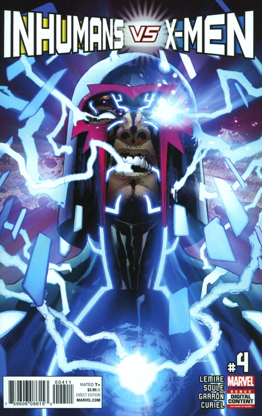 Inhumans vs X-Men #4 Cover A Regular Leinil Francis Yu Cover