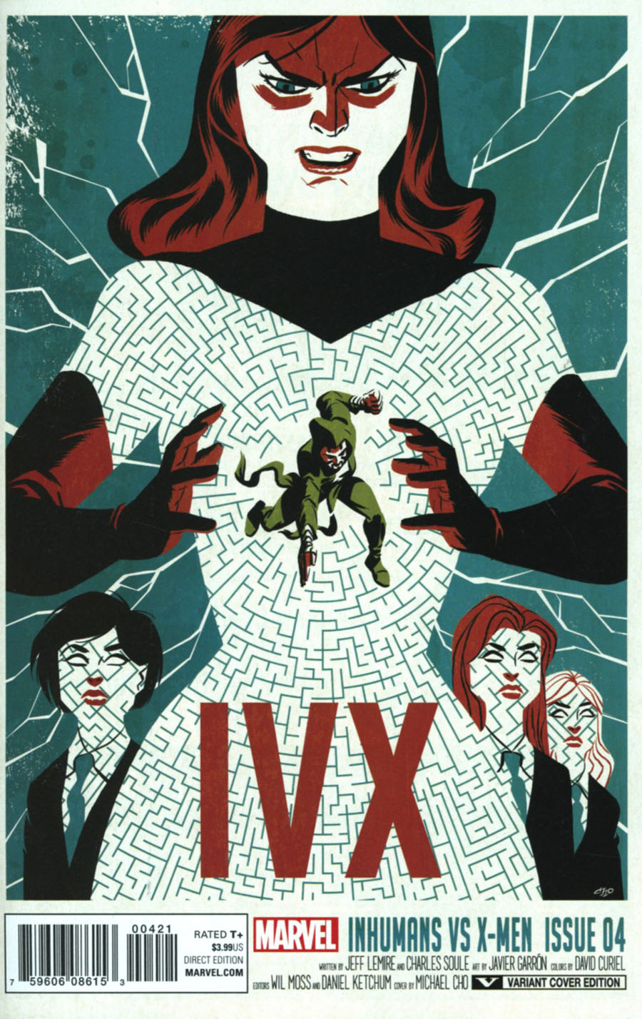 Inhumans vs X-Men #4 Cover B Variant Michael Cho Cover