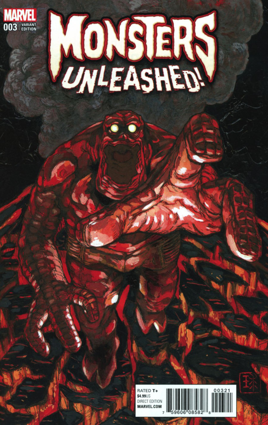 Monsters Unleashed #3 Cover B Variant Q-Hayashida Cover