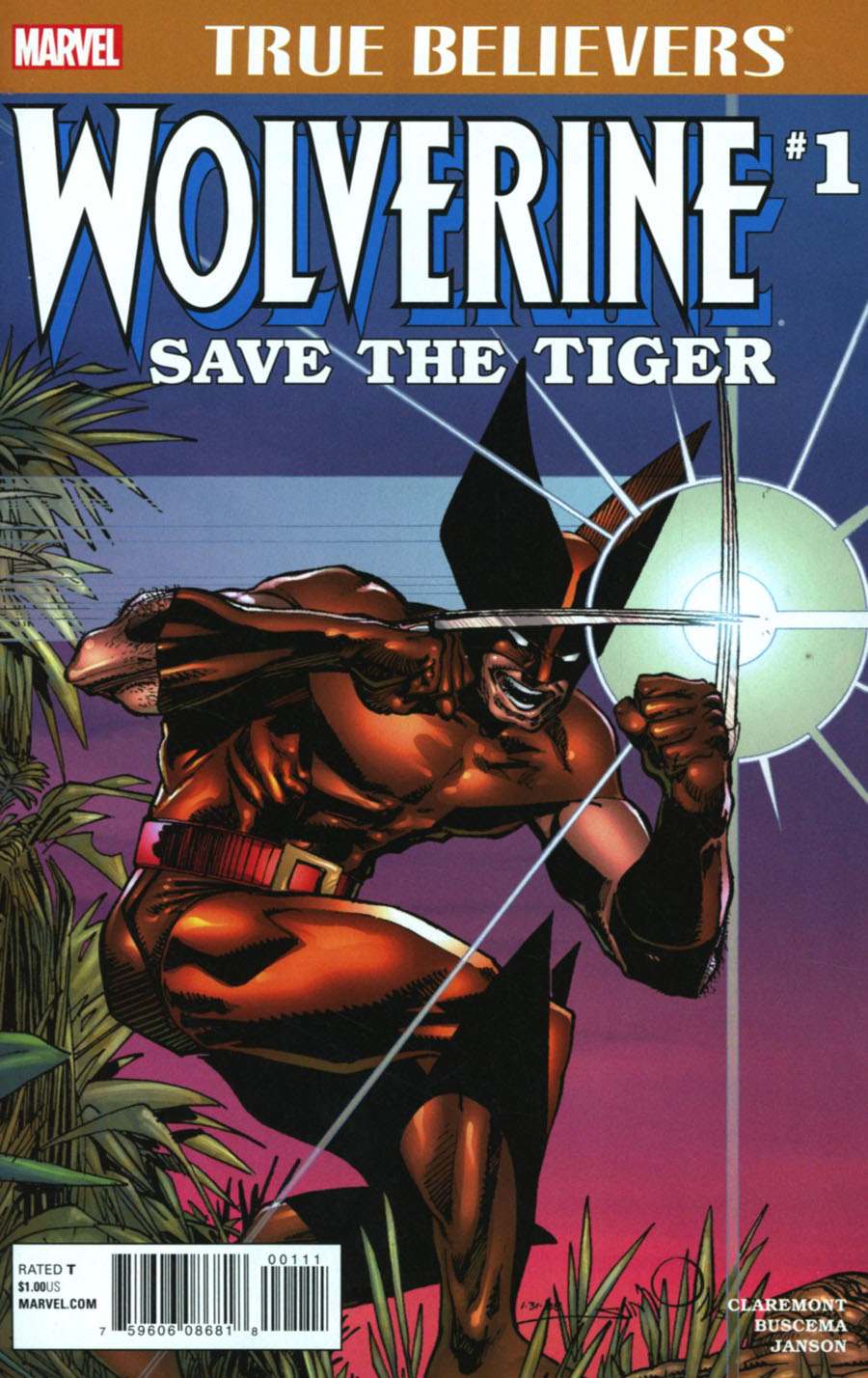 True Believers Wolverine Save The Tiger #1