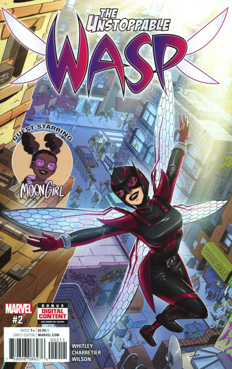 Unstoppable Wasp #2 Cover A Regular Elsa Charretier Cover