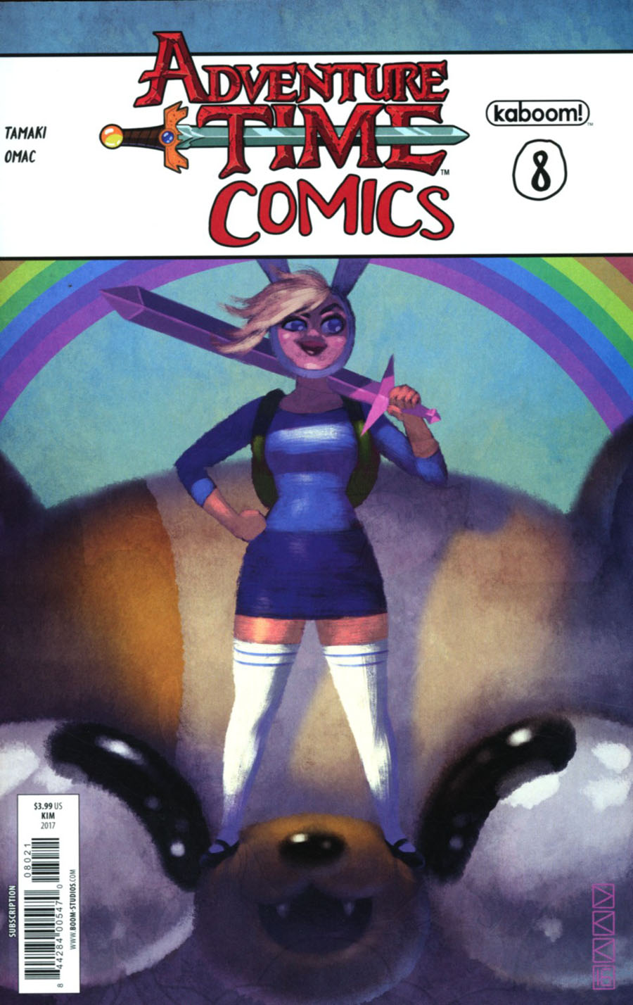 Adventure Time Comics #8 Cover B Variant Derek Kirk Kim Subscription Cover