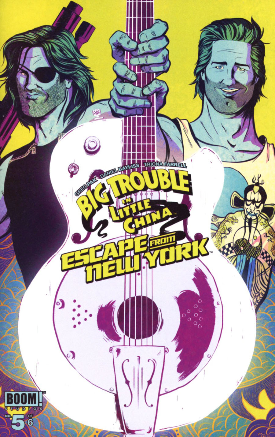 Big Trouble In Little China Escape From New York #5 Cover A Regular Daniel Bayliss Wraparound Cover