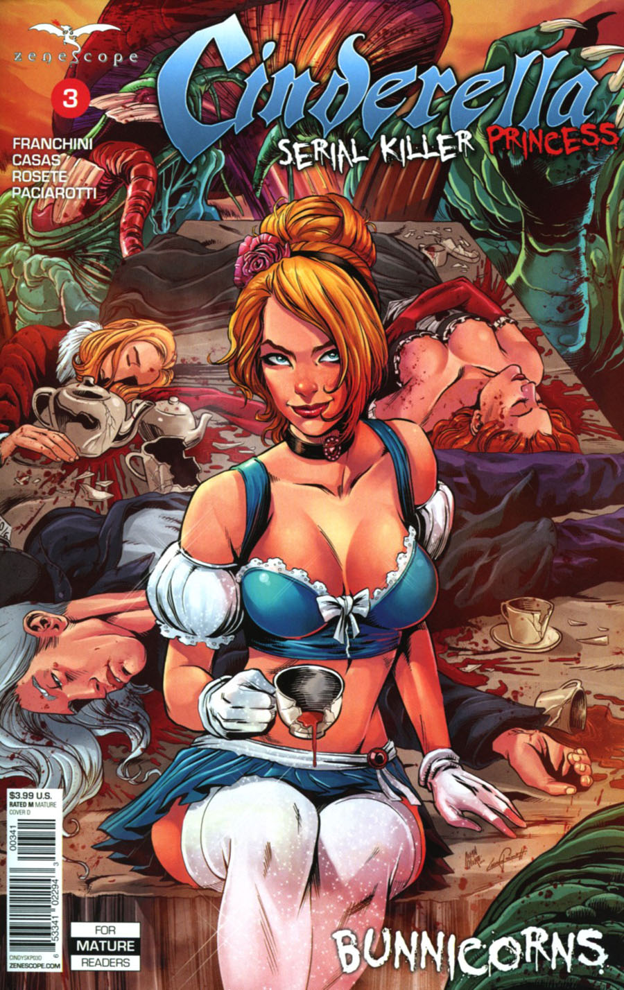 Grimm Fairy Tales Presents Cinderella Serial Killer Princess #3 Cover D Allan Otero