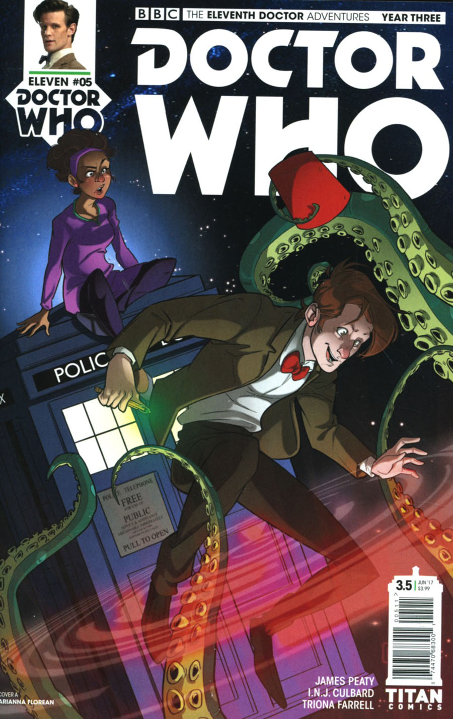 Doctor Who 11th Doctor Year Three #5 Cover A Regular Arianna Florean Cover