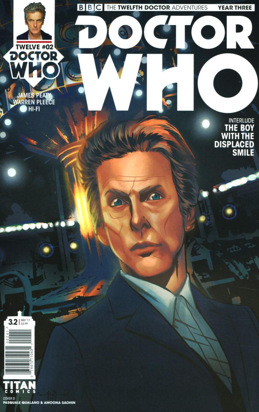 Doctor Who 12th Doctor Year Three #2 Cover D Variant Pasquale Qualano & Amoona Saohin Cover