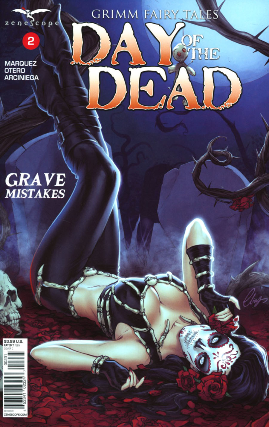 Grimm Fairy Tales Presents Day Of The Dead #2 Cover C Elias Chatzoudis