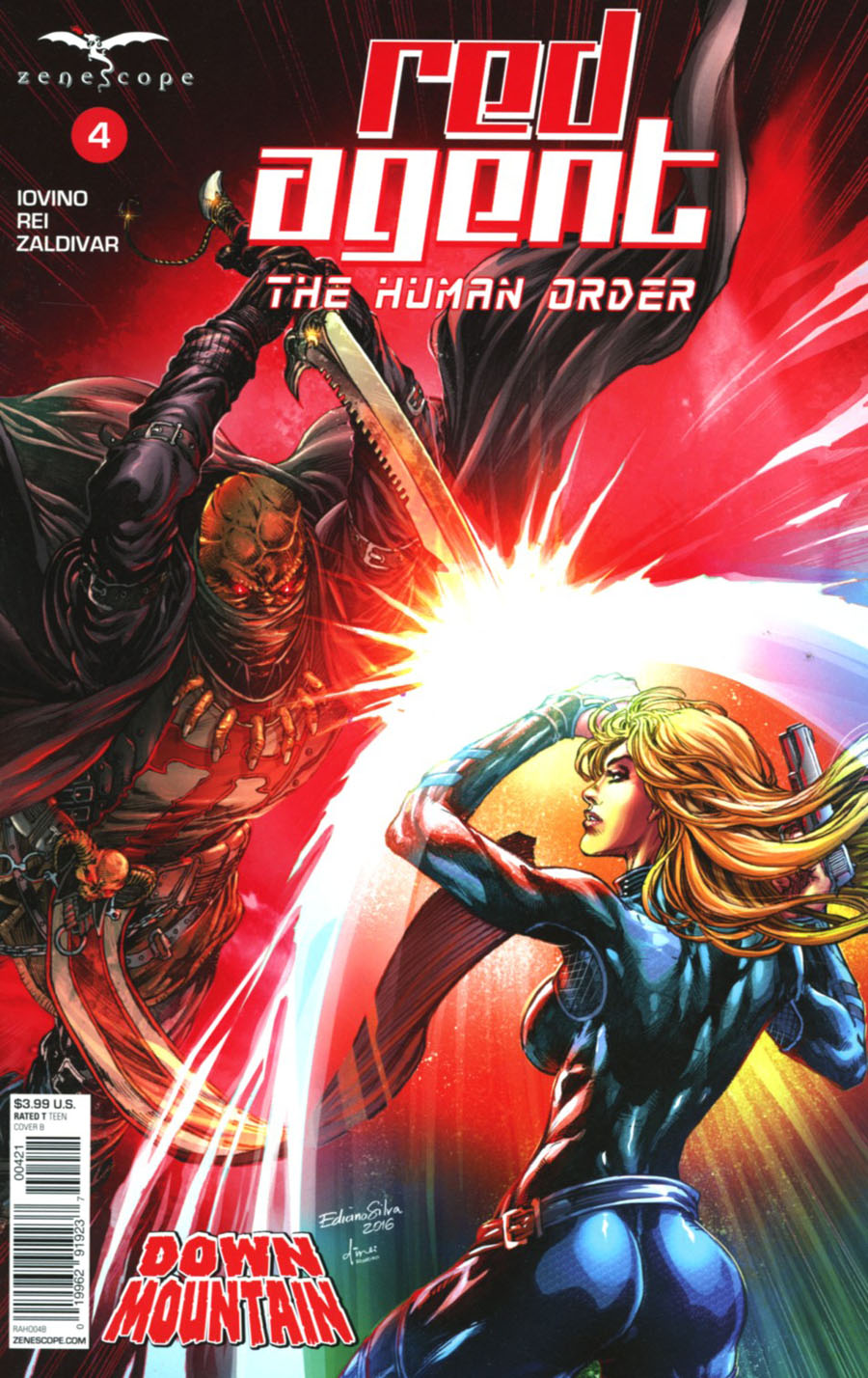 Grimm Fairy Tales Presents Red Agent Human Order #4 Cover B Ediano Silva