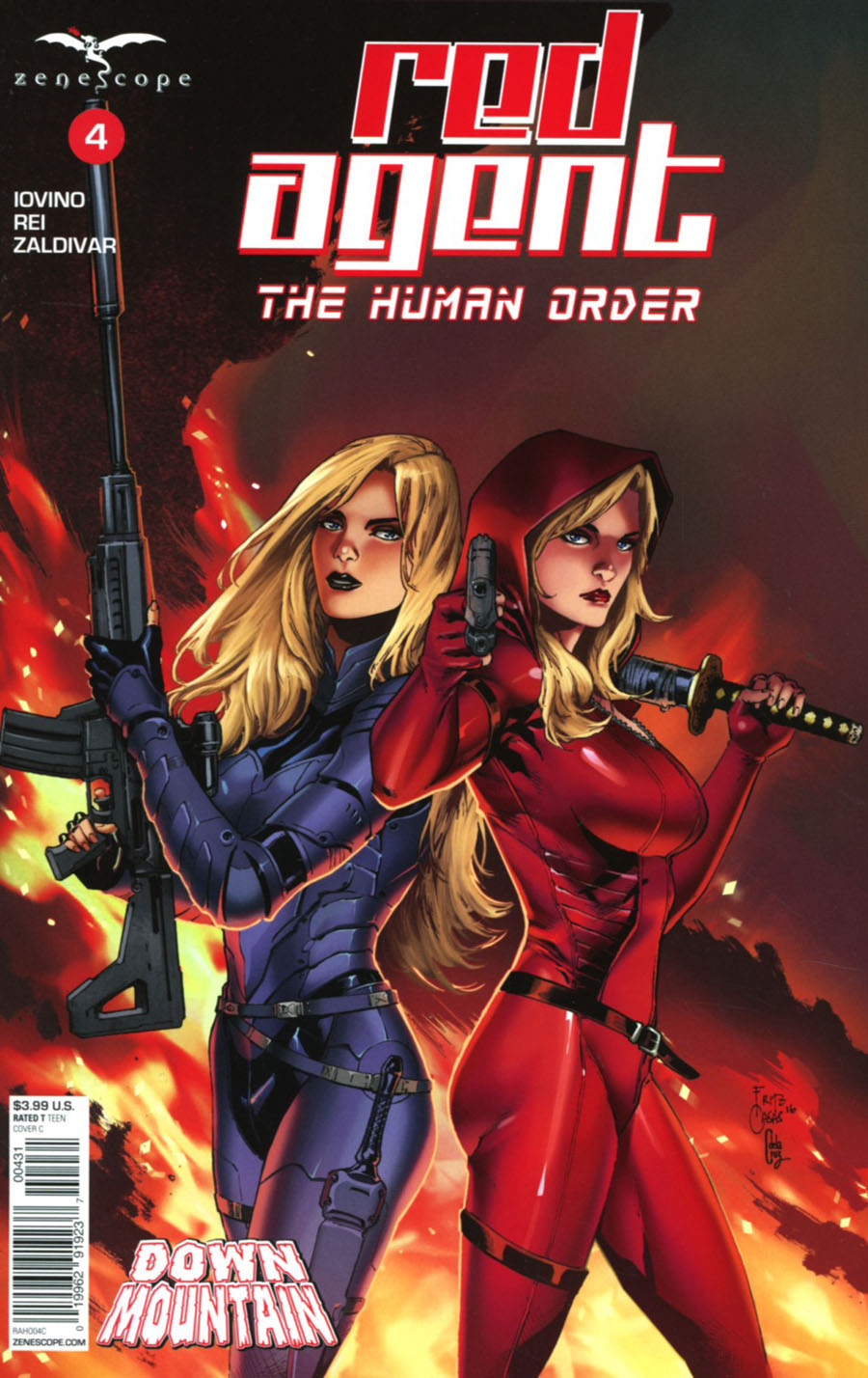 Grimm Fairy Tales Presents Red Agent Human Order #4 Cover C Fritz Casas