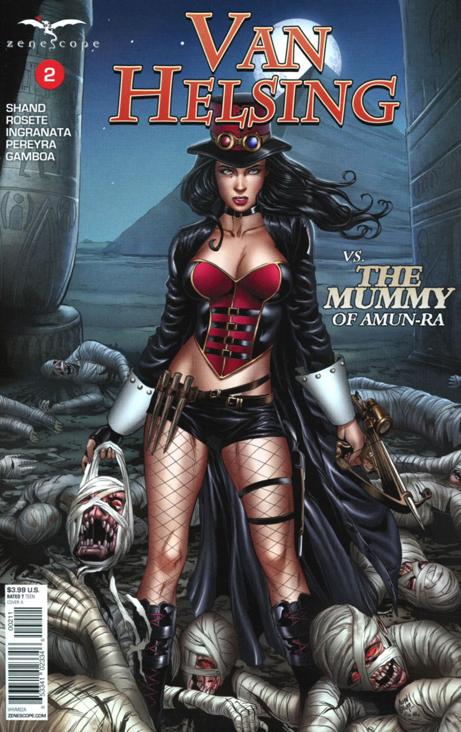 Grimm Fairy Tales Presents Van Helsing vs The Mummy Of Amun-Ra #2 Cover A Allan Otero