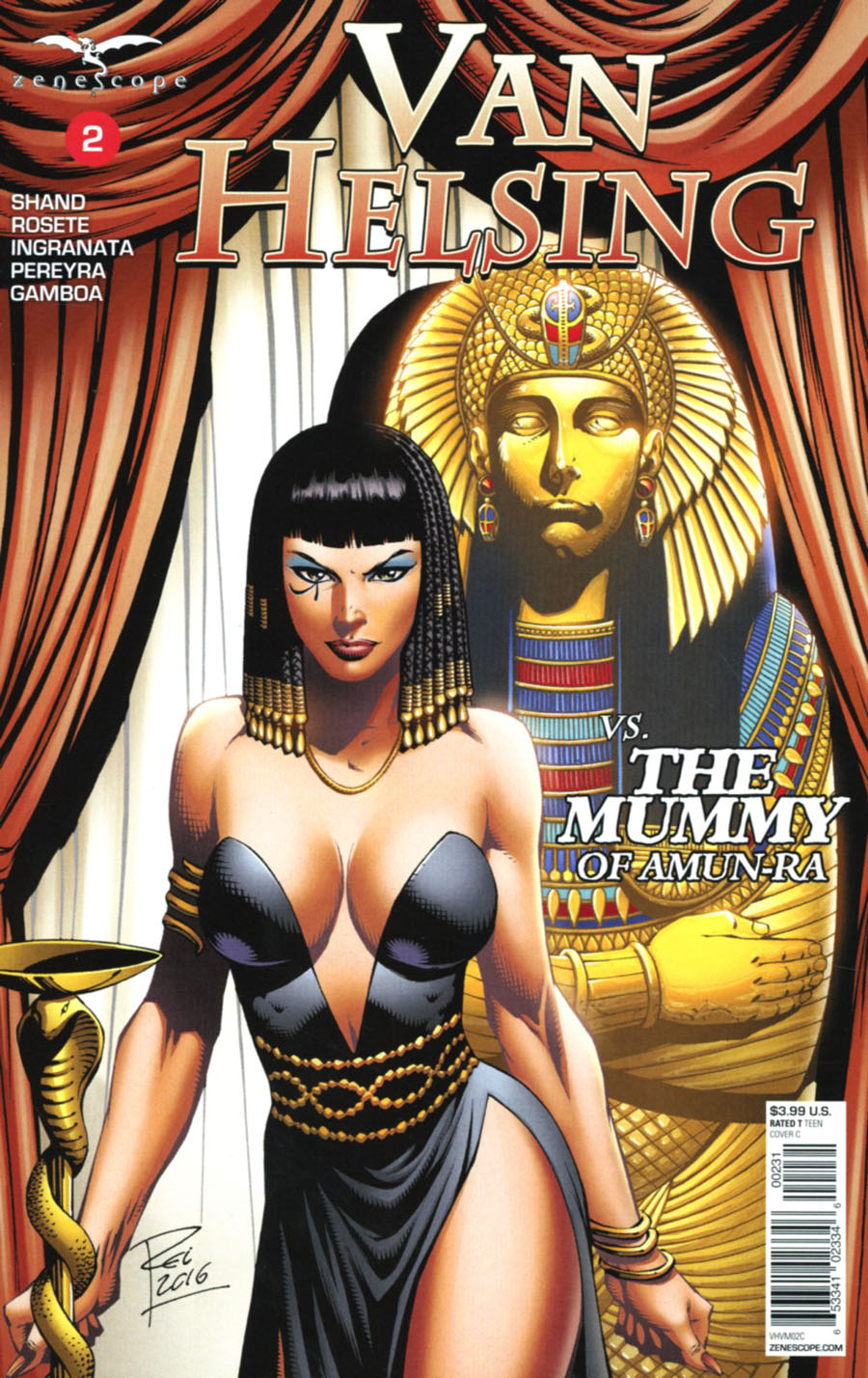 Grimm Fairy Tales Presents Van Helsing vs The Mummy Of Amun-Ra #2 Cover C Renato Rei