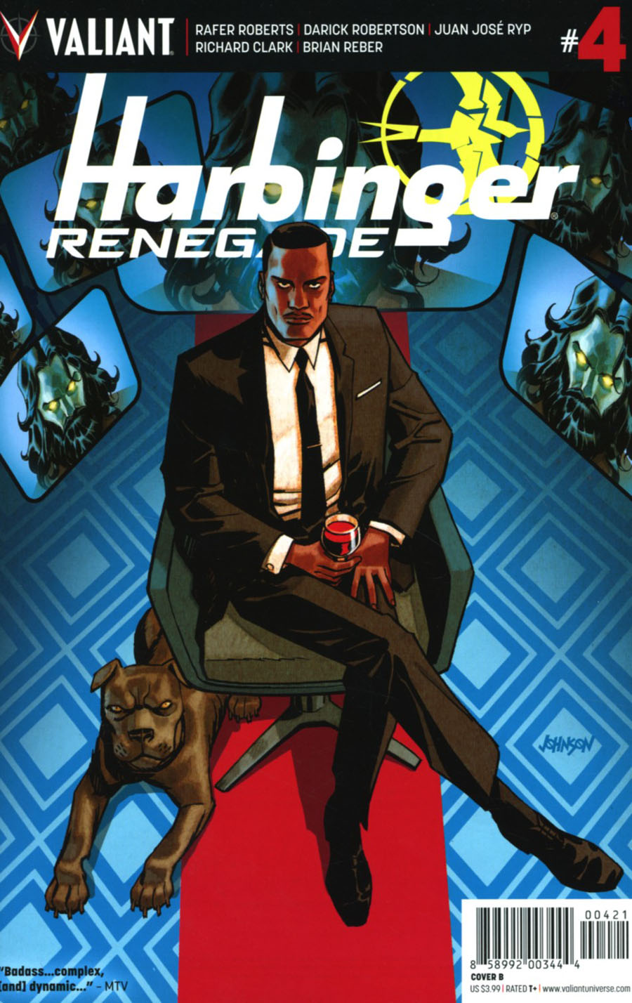 Harbinger Renegade #4 Cover B Variant Dave Johnson Cover