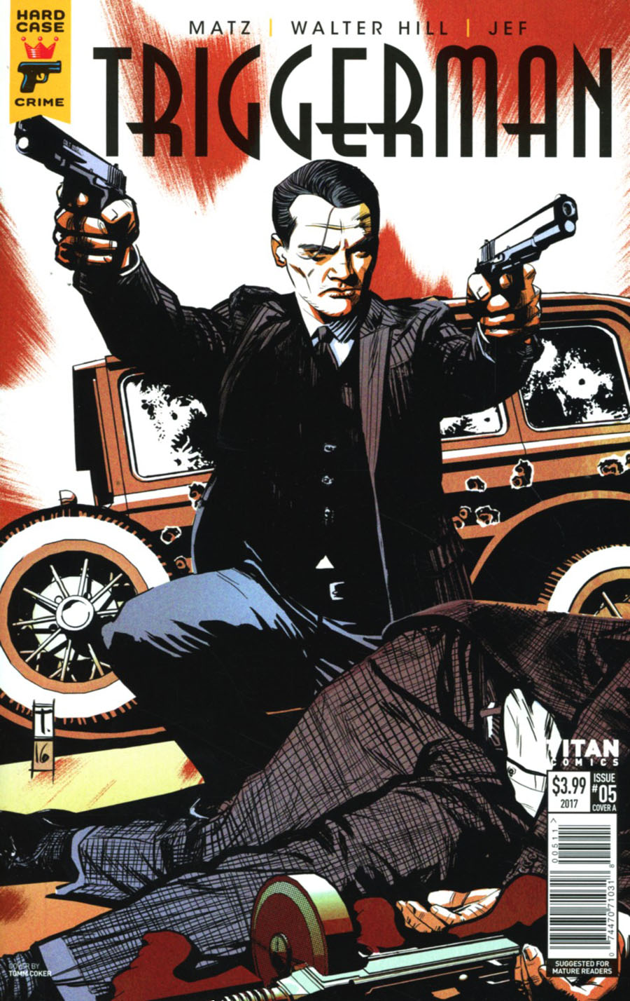 Hard Case Crime Triggerman #5 Cover A Regular Tomm Coker Cover