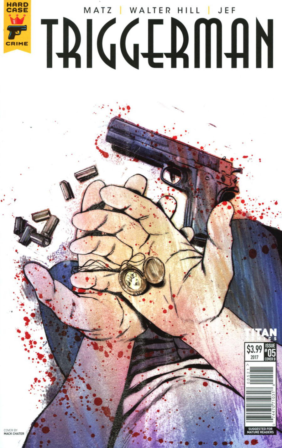 Hard Case Crime Triggerman #5 Cover B Variant Mack Chater Cover