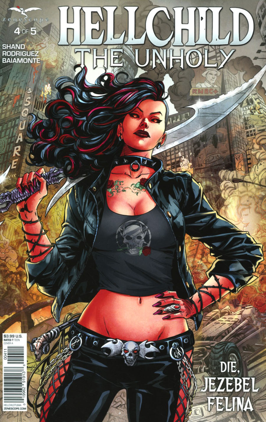 Grimm Fairy Tales Presents Hellchild The Unholy #4 Cover A Abhishek Malsuni