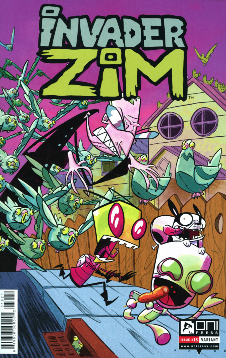 Invader Zim #18 Cover B Variant Aaron Conley Cover