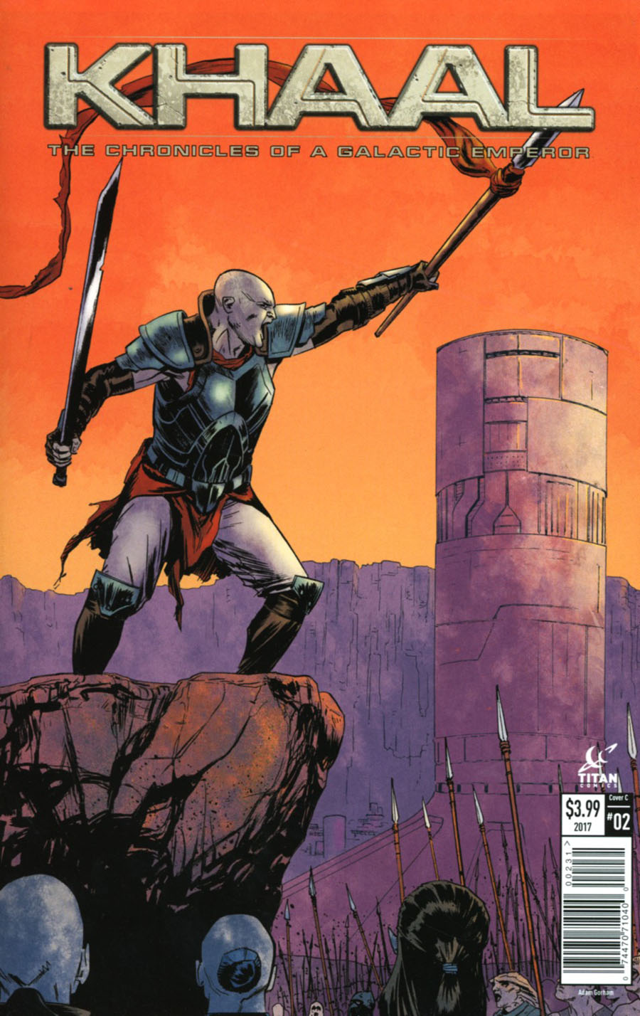 Khaal #2 Cover C Variant Adam Gorham Cover