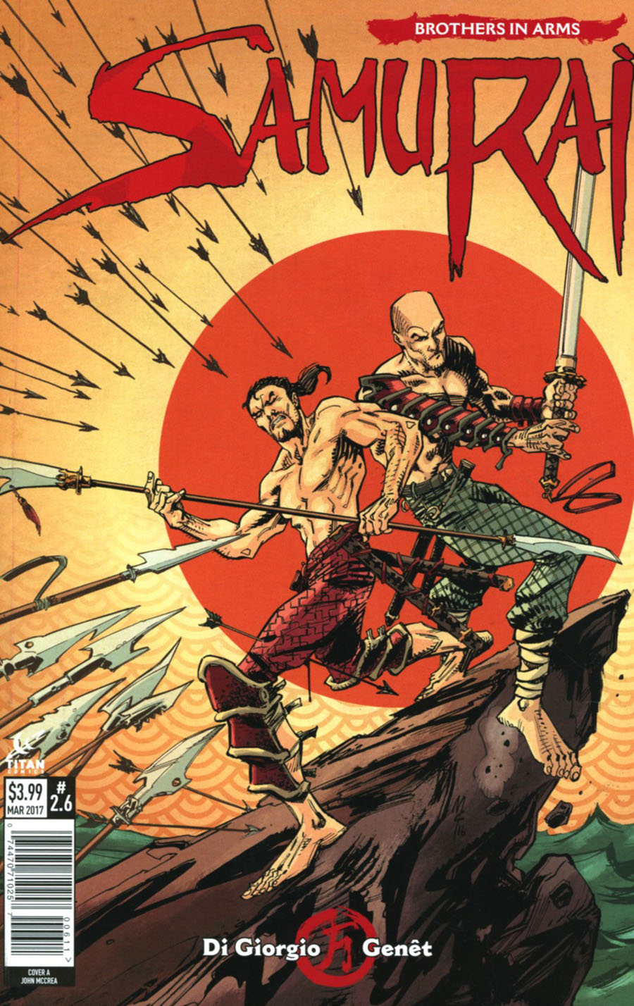 Samurai Brothers In Arms #6 Cover A Regular John McCrea Cover