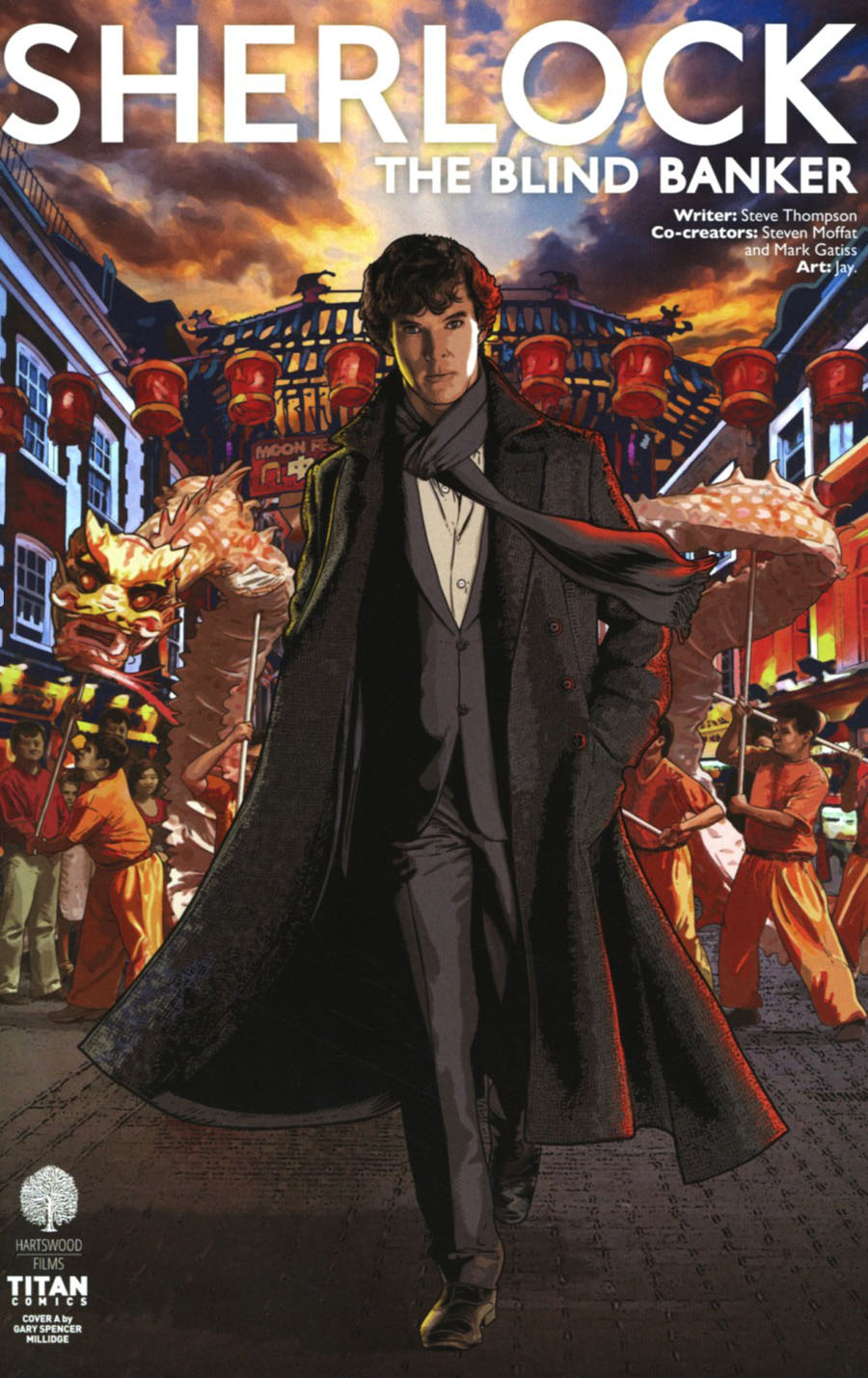 Sherlock Blind Banker #2 Cover A Regular Gary Spencer Millidge Cover