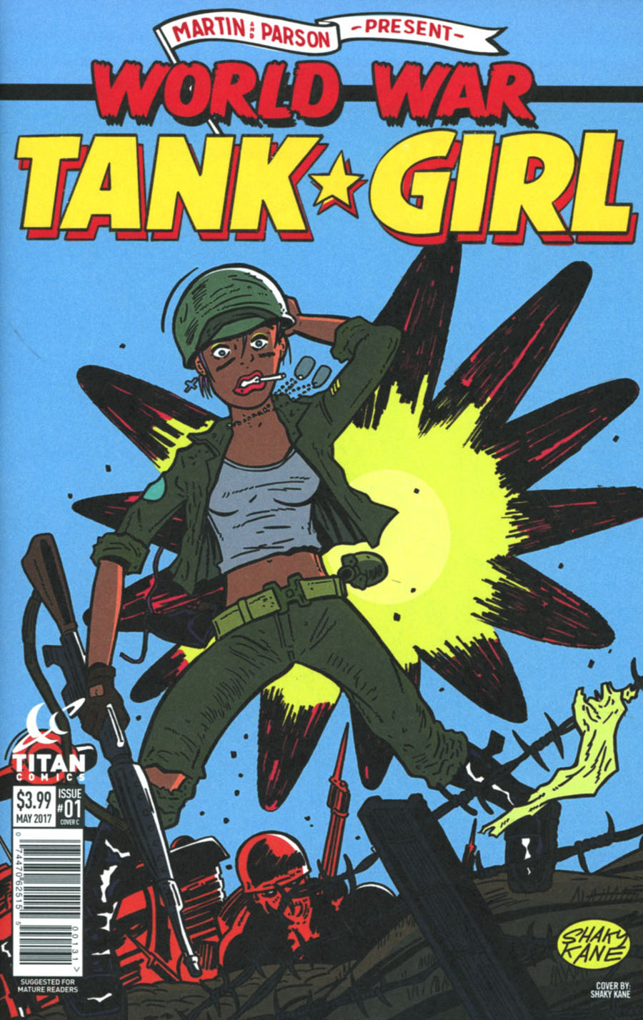 Tank Girl World War Tank Girl #1 Cover C Variant Shaky Kane Cover