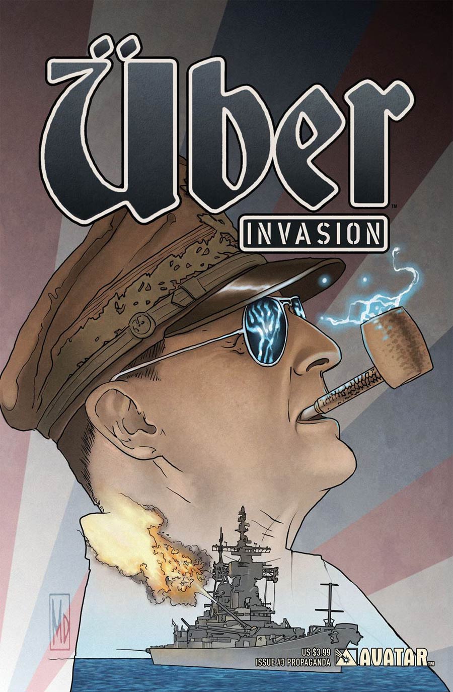 Uber Invasion #3 Cover D Propaganda Poster Cover