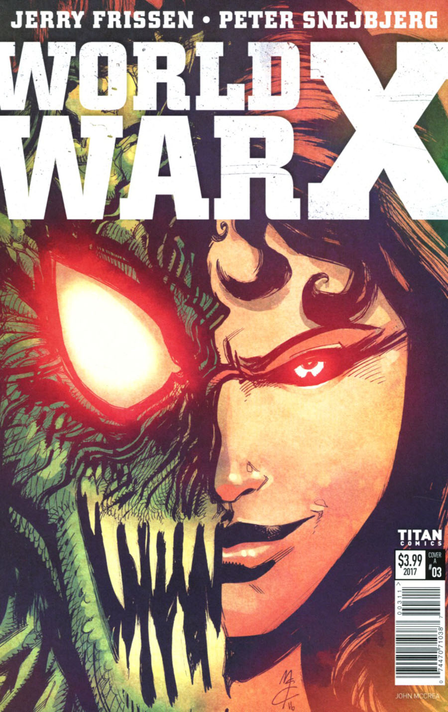 World War X #3 Cover A Regular John McCrea Cover