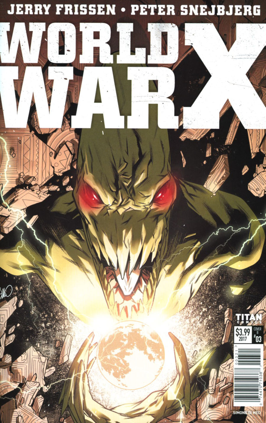 World War X #3 Cover B Variant Simone Di Meo Cover