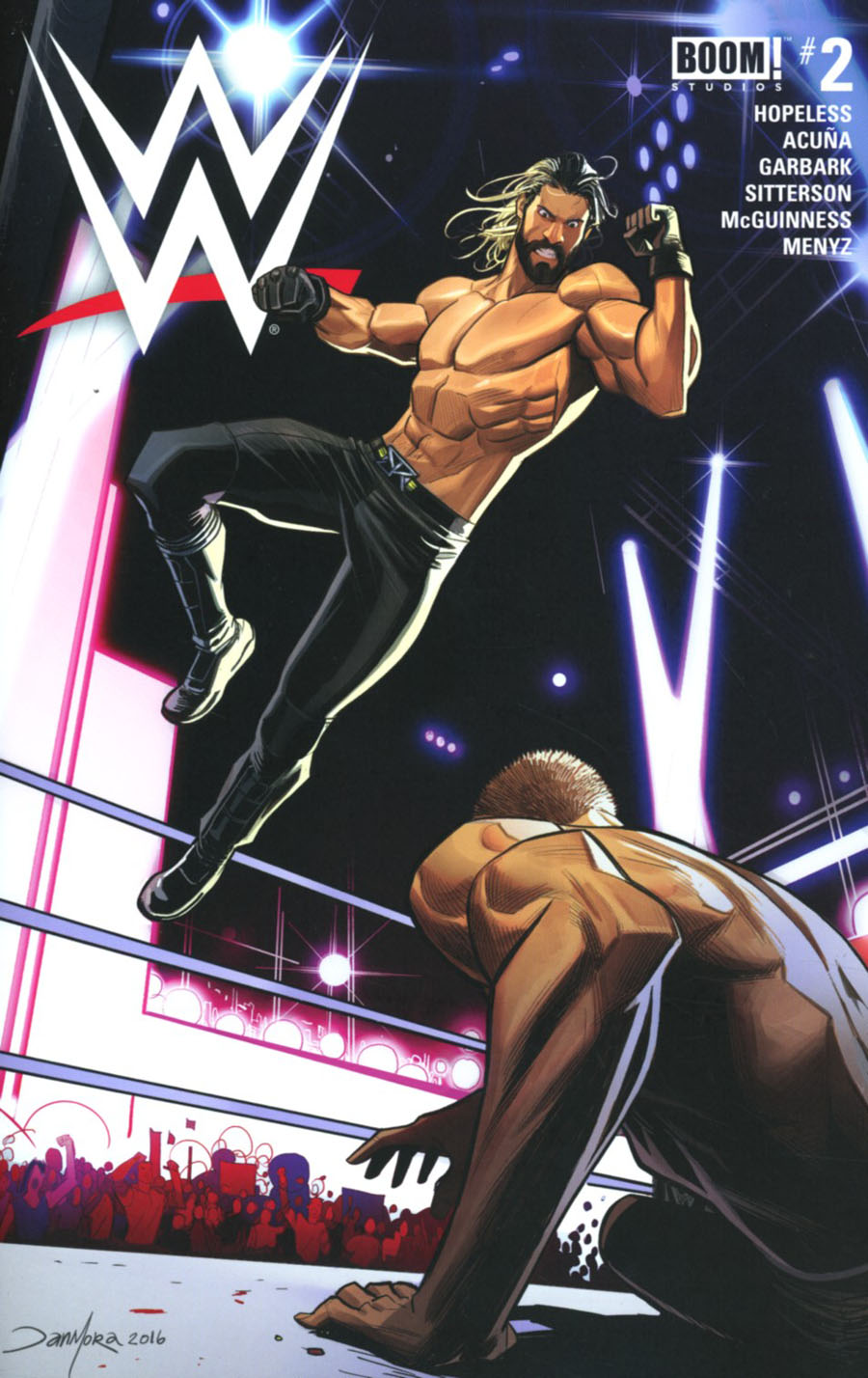 WWE #2 Cover A Regular Dan Mora Cover