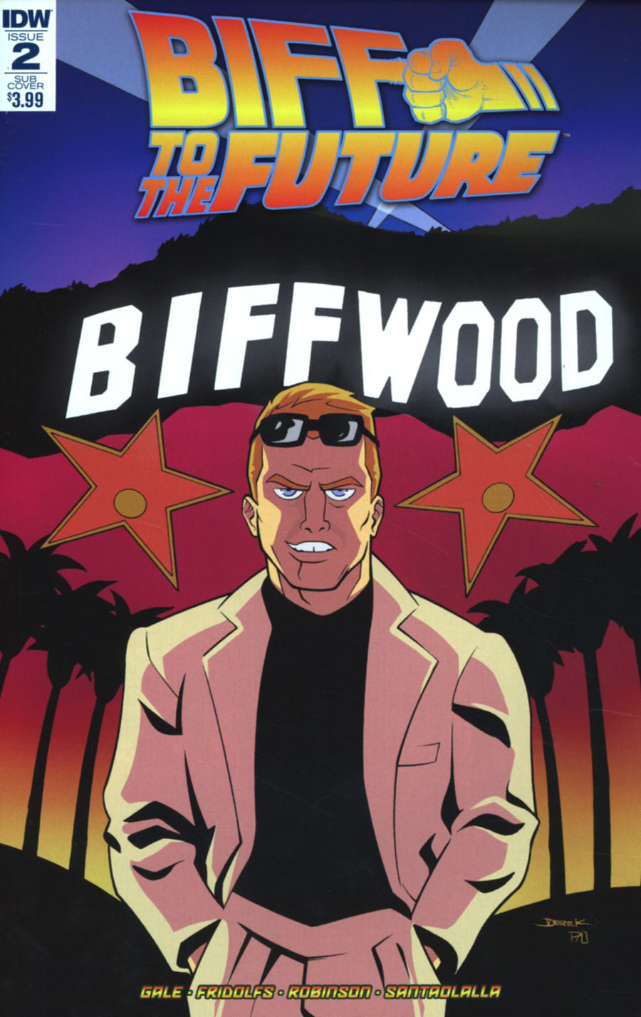 Back To The Future Biff To The Future #2 Cover B Variant Derek Fridolfs Subscription Cover