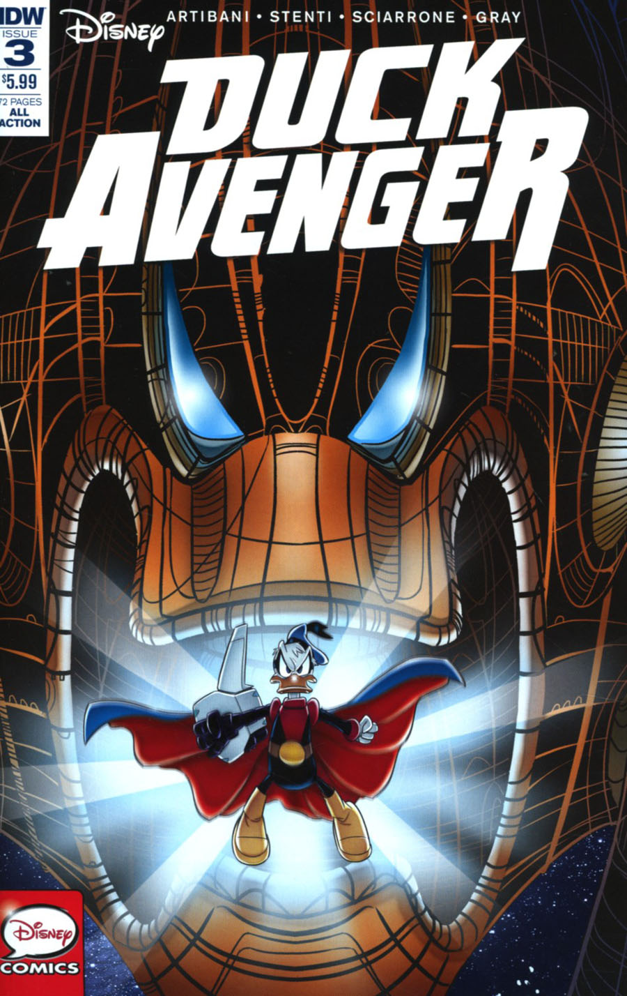 Duck Avenger #3 Cover A Regular Stefano Intini Cover